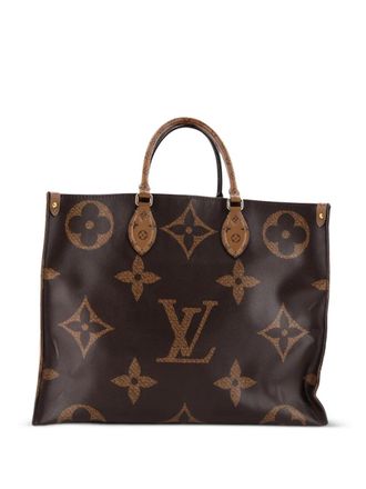 Louis Vuitton OnTheGo Reverse Monogram Giant GM tote bag - Marrone