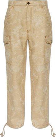 Etro Cargo Jeans - Dames - Regular Fit Jeans - Beige - XS - Katoen - Jeans