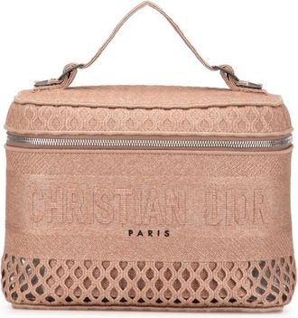 Dior Pre-owned Handbags, female, Pink, Size: ONE SIZE Pre-owned Vanity Case with Mesh Base