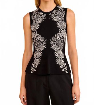 Ulla Johnson Vanna Jacquard Tank In Black