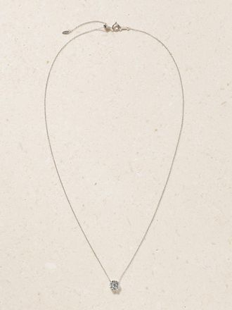 Pers&eacute;e Collana In Oro Bianco 18 Carati Con Diamanti