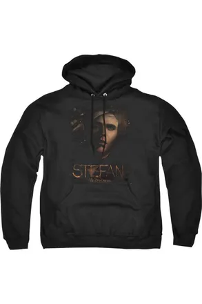Gildan Vampire Diaries Stefan Smokey Veil Adult Pull Over Hoodie / Hooded Sweatshirt