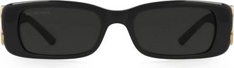 Balenciaga Sunglasses Bb0096 S 001 Black/Grey Unisex