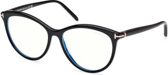 Tom Ford Ft 5990B 001 Optical Frame - Dames - Brillen - Zwart - 56 MM - Accessoires