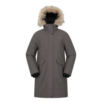 Mountain Warehouse Dames Marlow Extreme Down Waterproof Parka (Grijs)