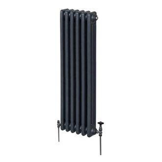 MonsterShop Traditional 3 Column Radiator - 1500 x 292mm - Anthracite Grey
