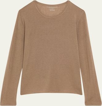 Majestic Filatures Machine Washable Cashmere Scoop-Neck Pullover