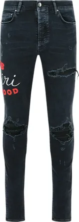 Amiri schwarze Baumwolljeans