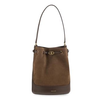 Zanellato Monda S Bucket Bag - Dames - Tassen - Bruin - Maat: ONE Size Katoen