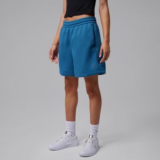 Nike Jordan Womens Jordan Brooklyn Shorts in Blue | IM7320-485