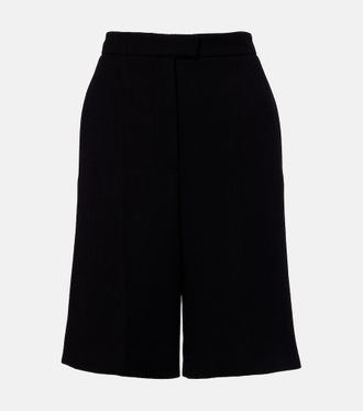 Valentino Bermudas de lana virgen con VGold
