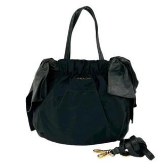 Prada Pre-owned Shoulder Bags, female, Black, Size: ONE SIZE Pre-owned Vintage Nylon Shoulder Bag