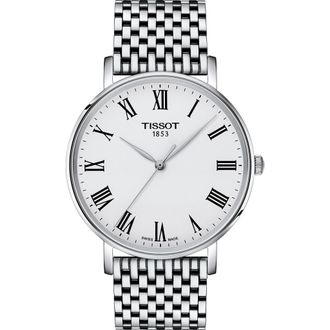 Tissot Chemin Des Tourelles Automatic Bracelet Watch, 32mm in Silver at Nordstrom Rack