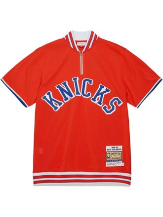 Mitchell & Ness NBA Shooting Knicks 1968 T-shirt - Oranje