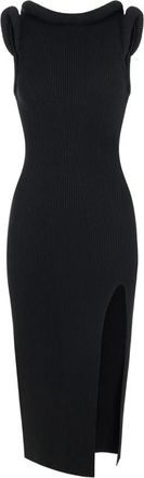 Elisabetta Franchi Knit Dress With 3D Details