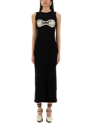 Magda Butrym Crochet Bra Dress