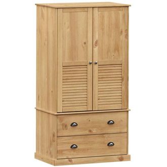 vidaXL Wardrobe vigo 90x55x170 cm Solid Wood Pine Vidaxl