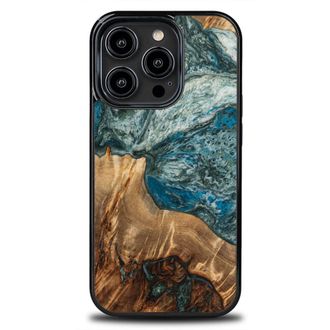 OEM Funda &Uacute;nica Bewood Para Iphone 14 Pro - Planetas - Tierra