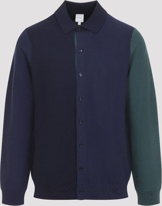 Paul Smith Wool Knit Cardigan Shirt