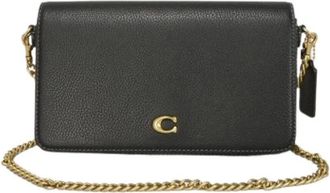 Coach Pre-owned Cross Body Bags, female, Black, Size: ONE SIZE Pre-owned Canvas Shoulder Bag