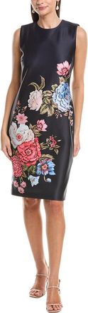 Anne Klein Printed Scuba Sheath Dress