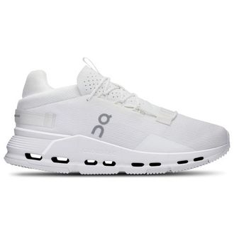 On Womens Cloudnova 2 - Running Shoes White/White Size 10.0