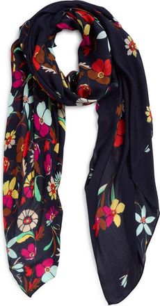 Echo Falling Flowers Wrap in Navy at Nordstrom