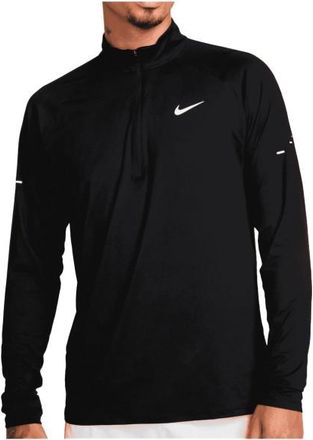 Nike Stride Dri-Fit 1/2-Zip Midlayer Running Top Laufshirt f&uuml;r Herren | schwarz