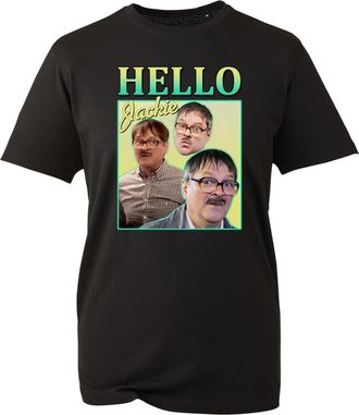 Generic New Spirit Original T-Shirt, Funny Jackie Jim Hello Friday Homage Dinner Shirt, Gift Unisex Tee Top (Black, 3XL)
