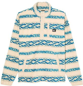 Quiksilver No Destination Half Snap Fleecepullover f&uuml;r Herren | beige