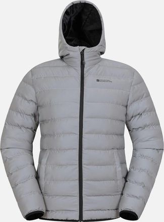 Mountain Warehouse Mens Mountain Warehouse Mens Reflective Padded Jacket - Silver - Size: 38/Regular
