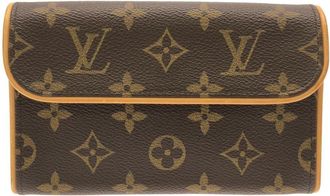 Louis Vuitton Monogram Marron Coated Canvas Fanny Pack (Pre-Owned)