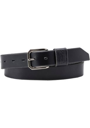 Levi's Lederg&uuml;rtel LEVIS WIDE LOOP TWO HORSE BELT, Damen, Gr. 11,5, schwarz (regular schwarz), Rindsleder, unifarben, G&uuml;rtel Lederg&uuml;rtel, mit Logopr&auml;gung