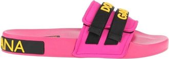 Dolce & Gabbana Flat Sandalen - Dames - Sandalen - Roze - 36 EU - Schoenen