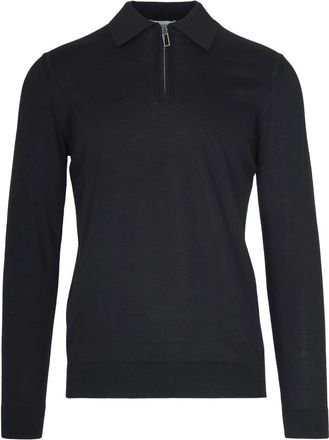 Paolo Pecora Turtleneck Trui - Heren - Coltruien - Zwart - M - Wol - Truien & Vesten
