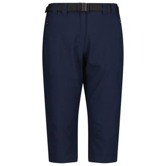 F.lli Campagnolo Stretch Capri Shorts f&uuml;r Damen | blau