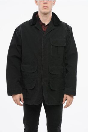 Maison Margiela MM1 MM10 Cotton Utility Jacket with Velvet Collar size 48