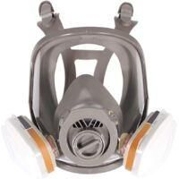 OEM Respirador Facial Completo Para Pintura Y Limpieza Qu&iacute;mica - Protecci&oacute;n Contra Polvo Y Humos - Conectores De Bayoneta Y De 40 Mm