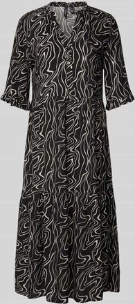 Vero Moda Ausgestelltes Maxikleid aus reiner Viskose Modell EASY JOY in Black, Gr&ouml;&szlig;e XL