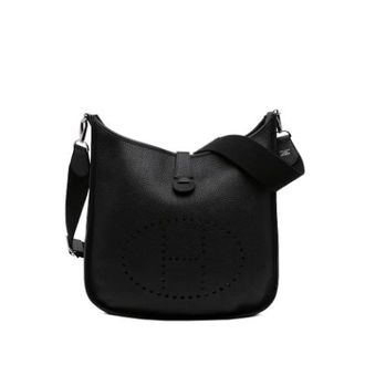 Herm&egrave;s Pre-owned Evelyne III Schoudertas - Dames - Pre-owned - Zwart - Maat: ONE Size Leer