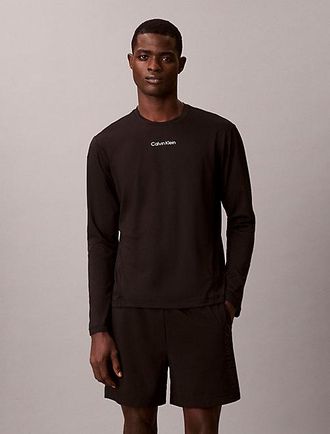 Calvin Klein Breathable Quick-Dry Long Sleeve Gym T-shirt
