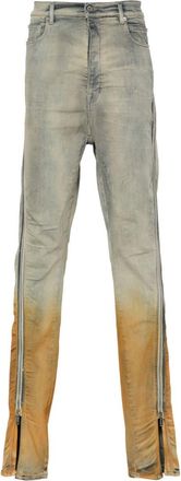 Rick Owens Bolan Banana slim-cut jeans - men - Cotton/Cotton/Rubber/Elastomultiester - 30 - Blue