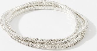 Simons Womens Square stone bracelets Set of 3