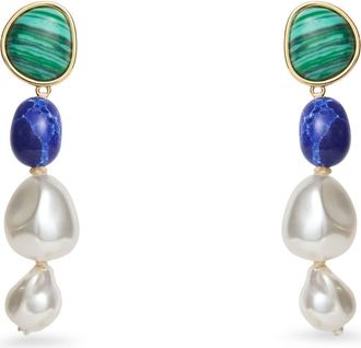 Lele Sadoughi Baroque Drop Earrings in Pearl Tide at Nordstrom