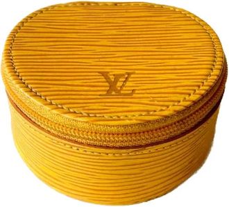 Louis Vuitton Pre-owned Leather home-office - Dames - Vintage Accessoires - Geel - ONE Size - Leer - Vintage