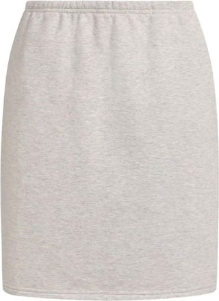 12 Storeez drawstring-waist terry skirt - Grey