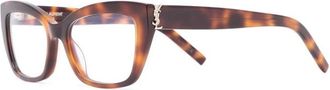 Saint Laurent SL M117 Optisch Montuur - Dames - Brillen - Bruin - 53 MM - Accessoires