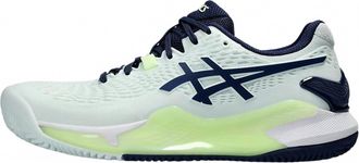 Asics Womens Gel-Resolution 9 Tennis Shoes In Pale Mint/blue Expanse