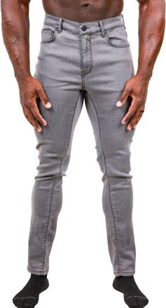 Maceoo Marthyr Stretch Skinny Jeans in Grey at Nordstrom, Size 28