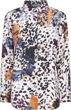 Fendi Shirts - Dames - Overhemden - Veelkleurig - S - Overhemden